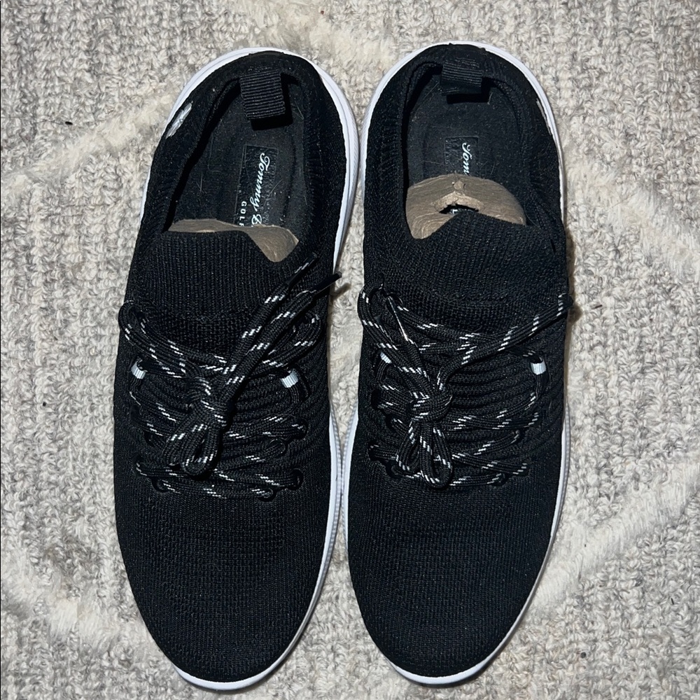 🔴 CLEARANCE🔖 TOMMY BAHAMA BLACK SLIP-ON LIGHT WALKING SNEAKER SHOE Women 9.5 - Picture 3 of 11